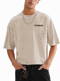 BLUSORE® BEYOND Frayed Boxy Tee
