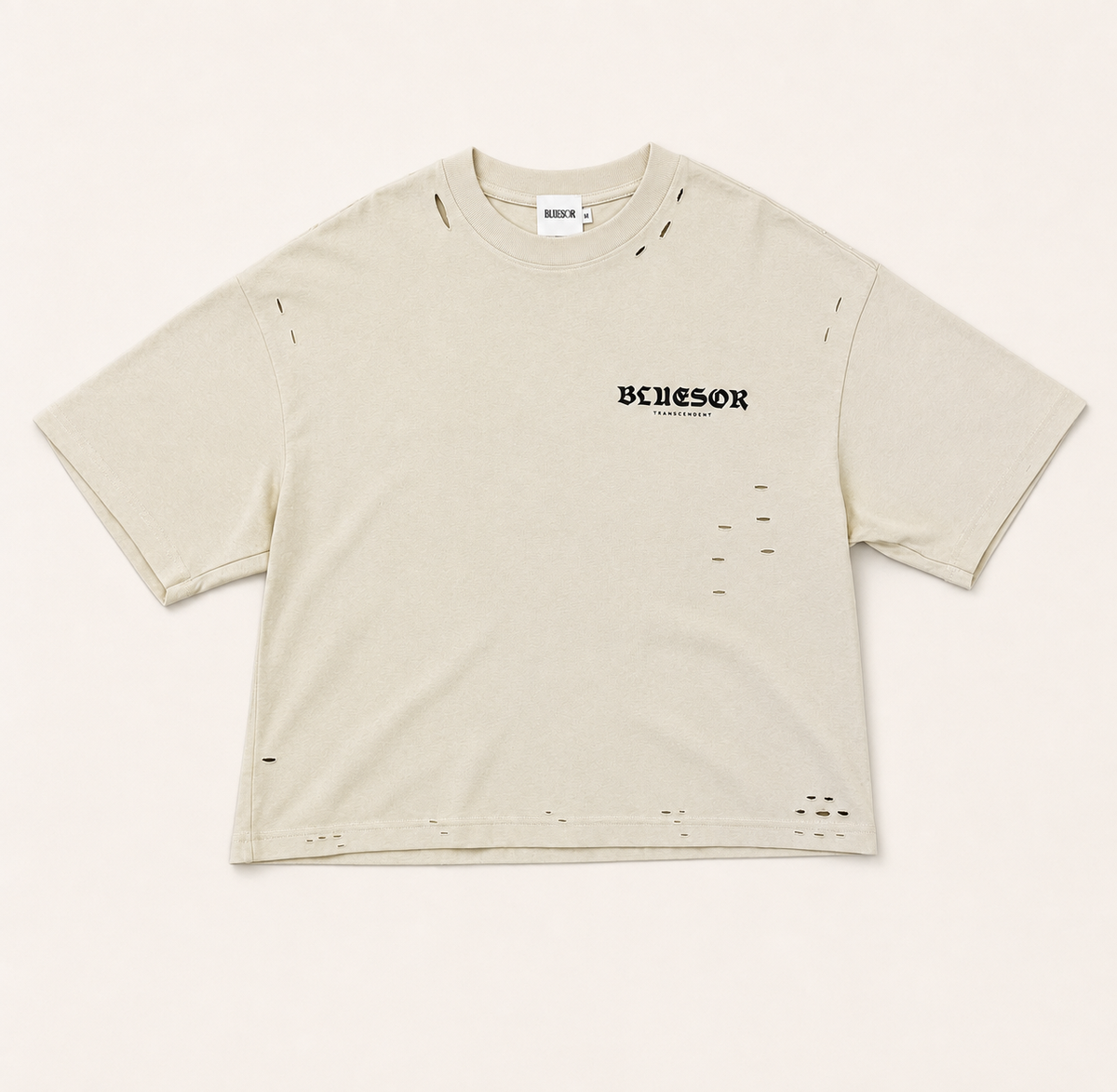 BEYOND Frayed Boxy Tee